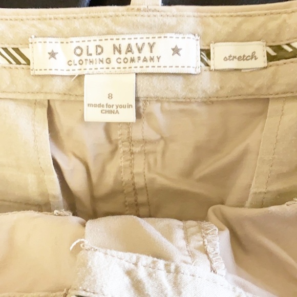 Old Navy Stretch Khaki Tan Pencil Style Skirt - Picture 8 of 10